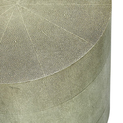SIDE TABLE ROUND DRUM SHAGREEN