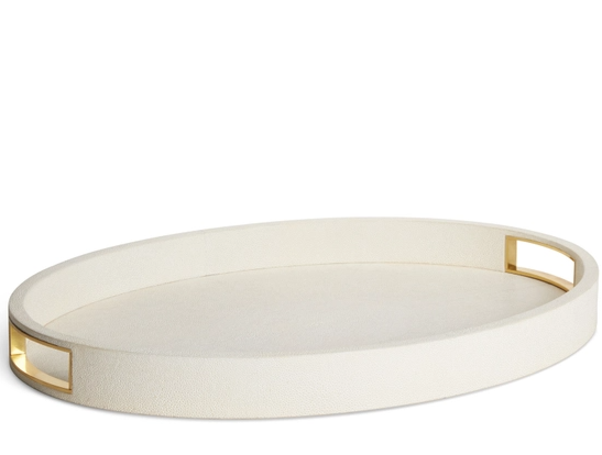 AERIN MODERN SHAGREEN COCKTAIL TRAY (Available in 3 Colors)