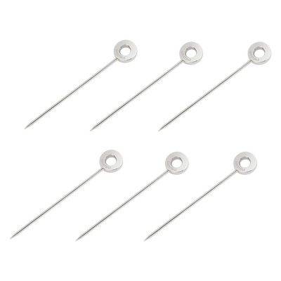 CHRISTOFLE COCKTAIL PICKS STAINLESS STEEL - SET OF 6