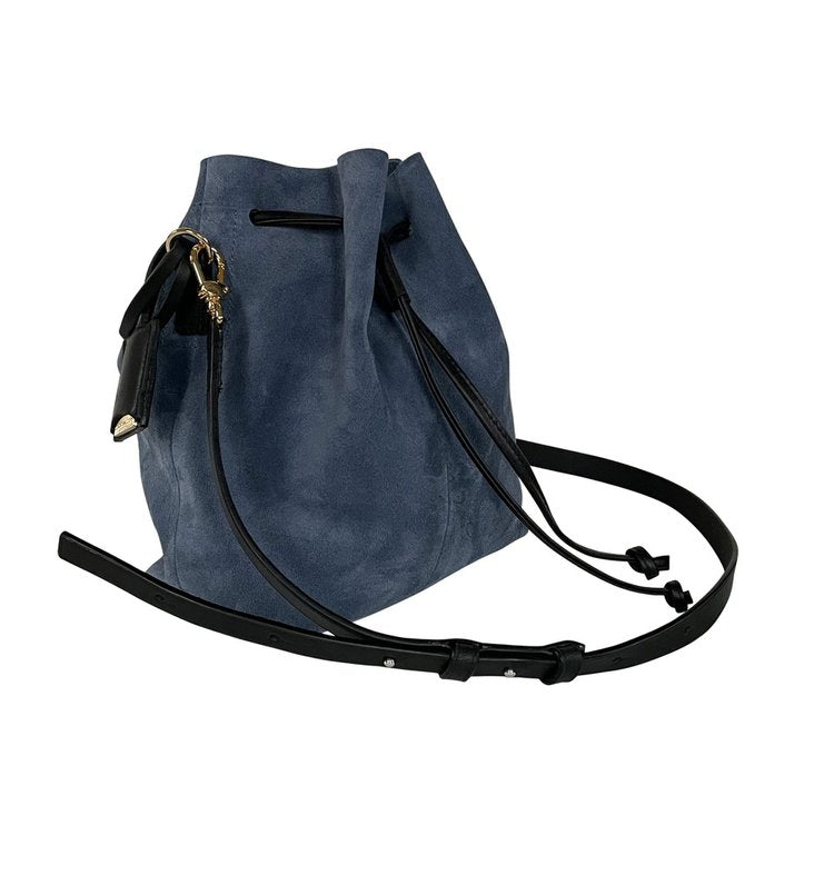 LINDE GALLERY BAG CINCHED SUEDE VELOUR - SMALL (Available in 2 Colors)
