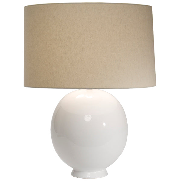 TABLE LAMP ROUND DUSTY YELLOW #72096