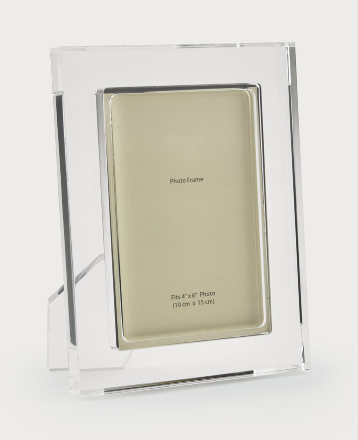 FRAME ACRYLIC WITH SILVER BORDER