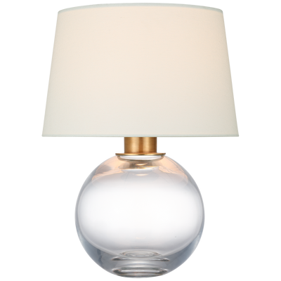TABLE LAMP ROUND GLASS SMALL (Available in 2 Finishes)