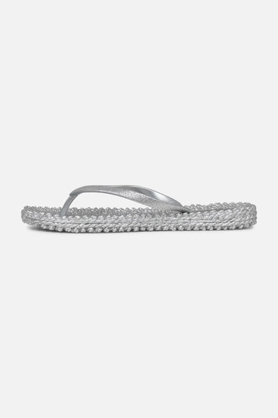 ILSE JACOBCEN FLIP FLOP SILVER (Available in 3 Sizes)
