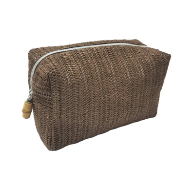 TOILETRY BAG STRAW COCO