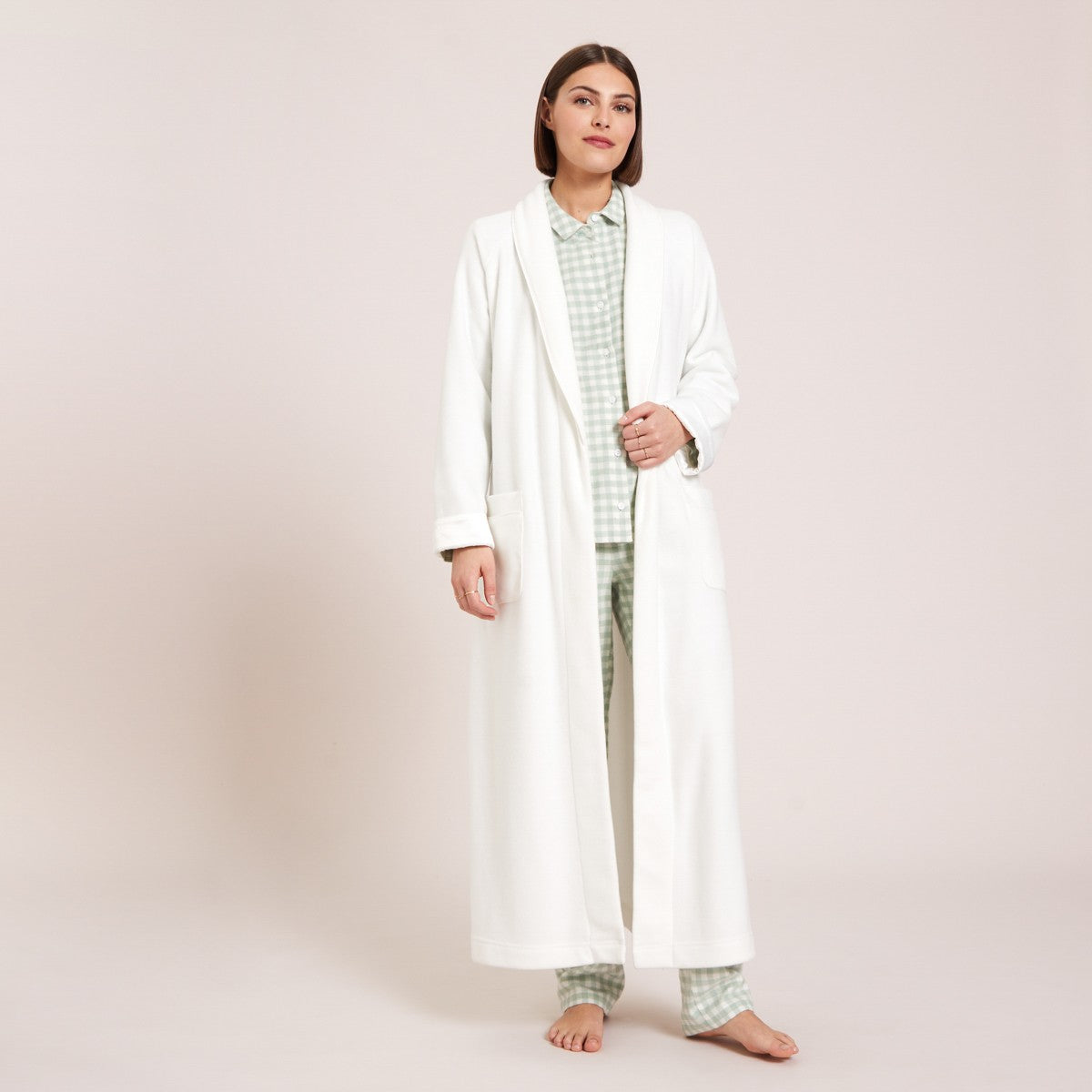 ROBE ODE LONG IVORIE (Available in 4 Sizes)