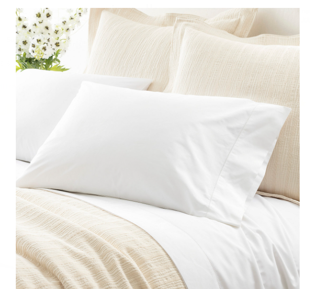 PILLOWCASES WHITE HEMSTITCH CLASSIC PAIR (Available in 2 Sizes)