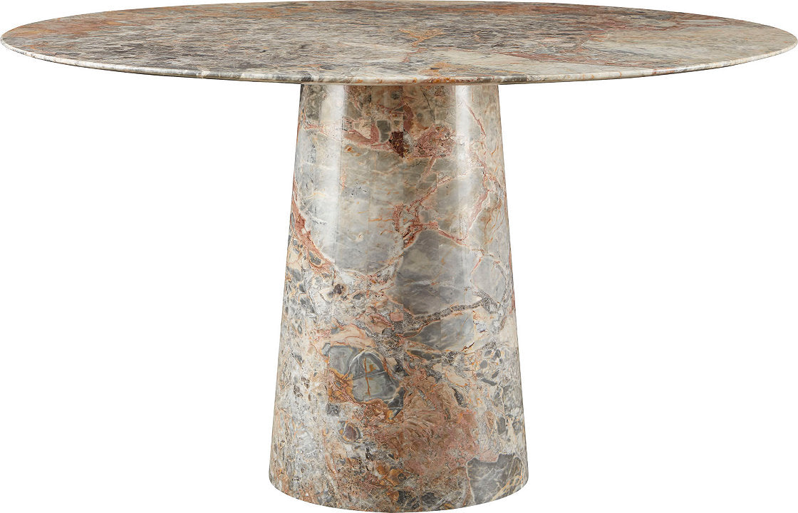 TABLE GREY MARBLE ROUND