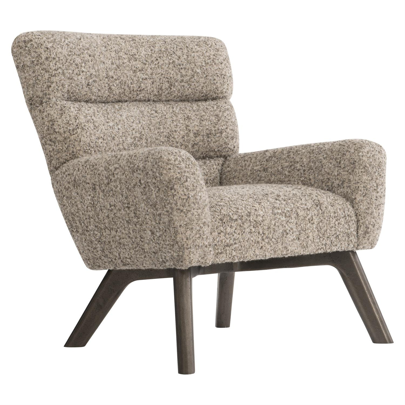 CHAIR UPHOLSTERED BOUCLE GREY