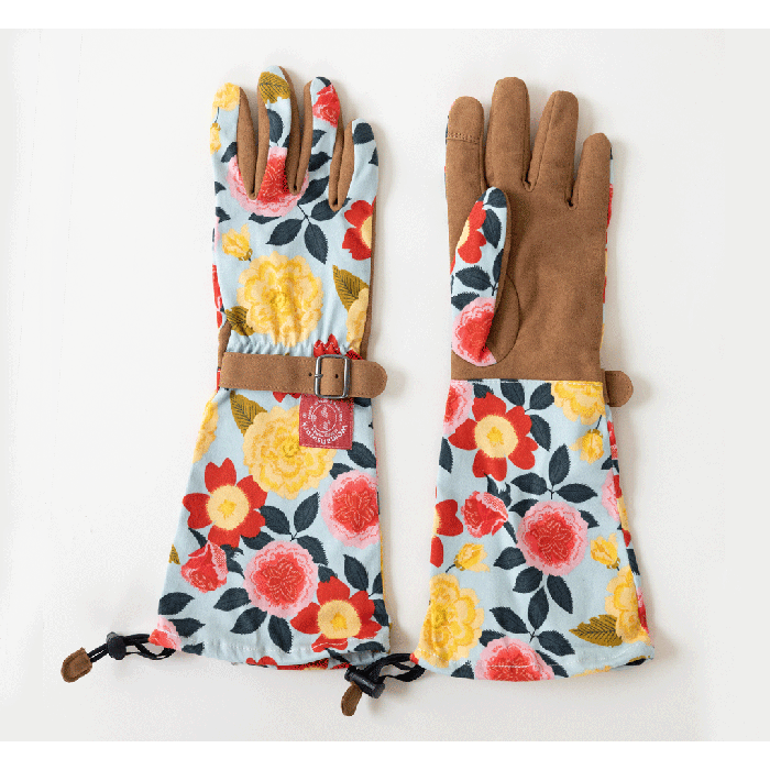 womens gardening gloves GLOVES HEIRLOOM GARDEN LONG
