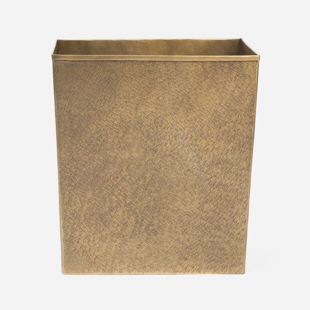 BATH COLLECTION ANTIQUE BRASS PITTED METAL