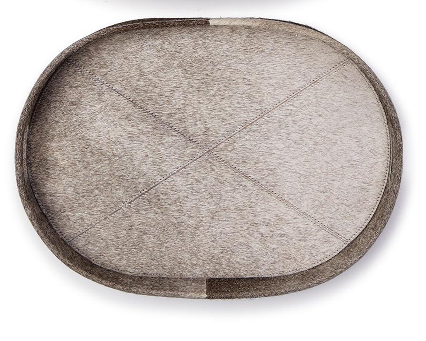TRAY COWHIDE NESTED GREY (Available in 2 Sizes)