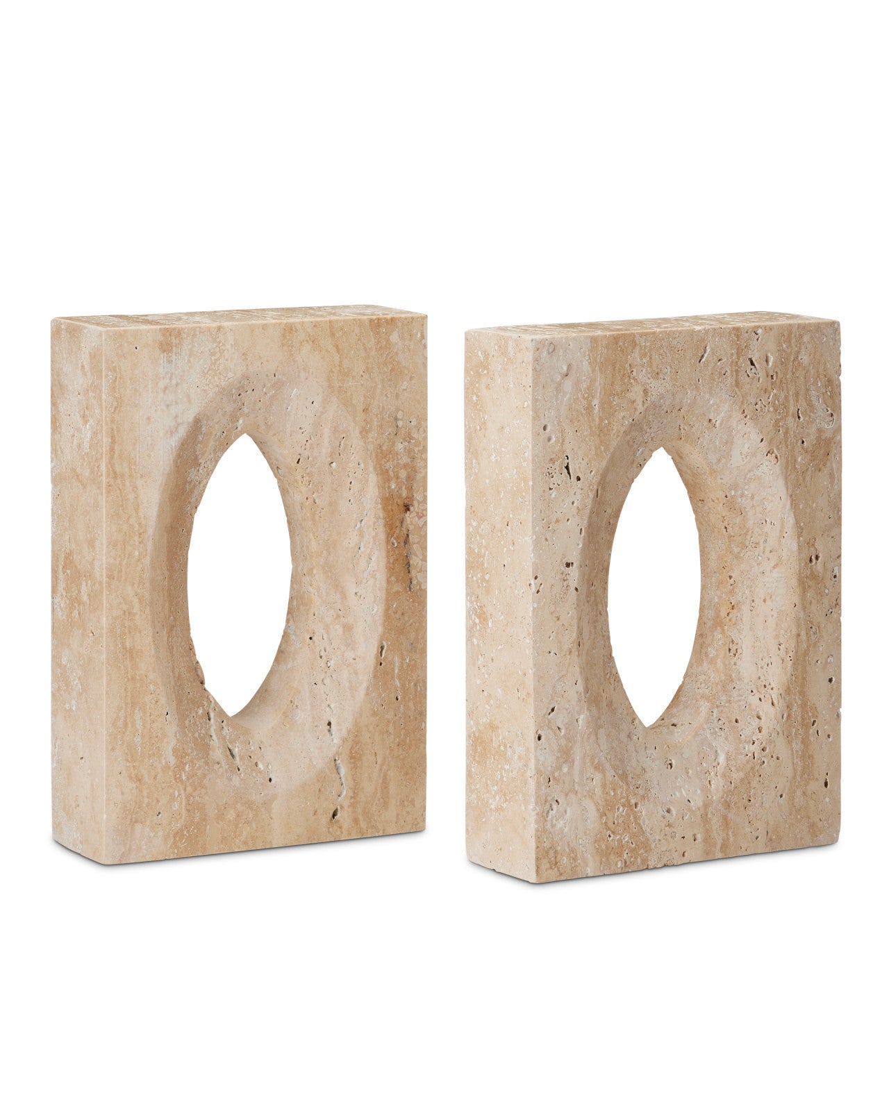 BOOKENDS O SHAPED NATURAL - SET OF 2