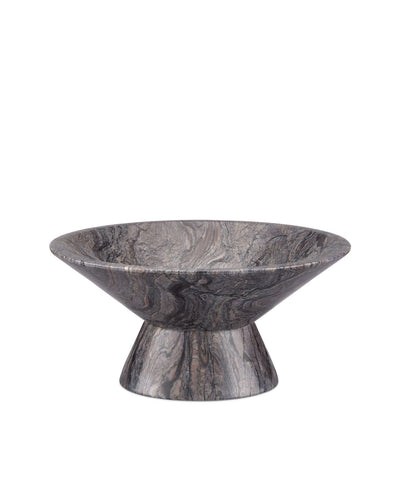 BOWL PEDESTAL BRECCIA MARBLE (Available in 2 Sizes)