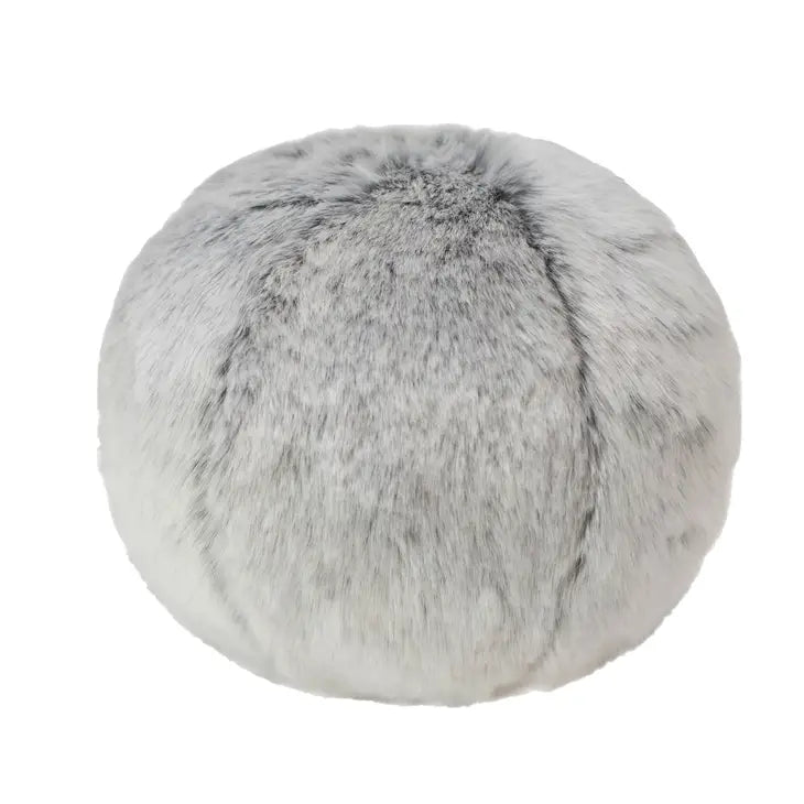 PILLOW SNOWBALL GLACIER FAUX FUR ANTHEM