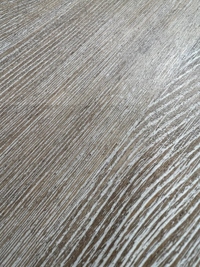 STOOL TABLE WHITE WASH ROUND