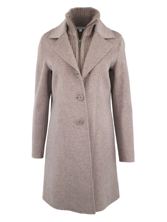 KINROSS CASHMERE COAT NOTCH COLLAR SEAL (Available in 2 Sizes)