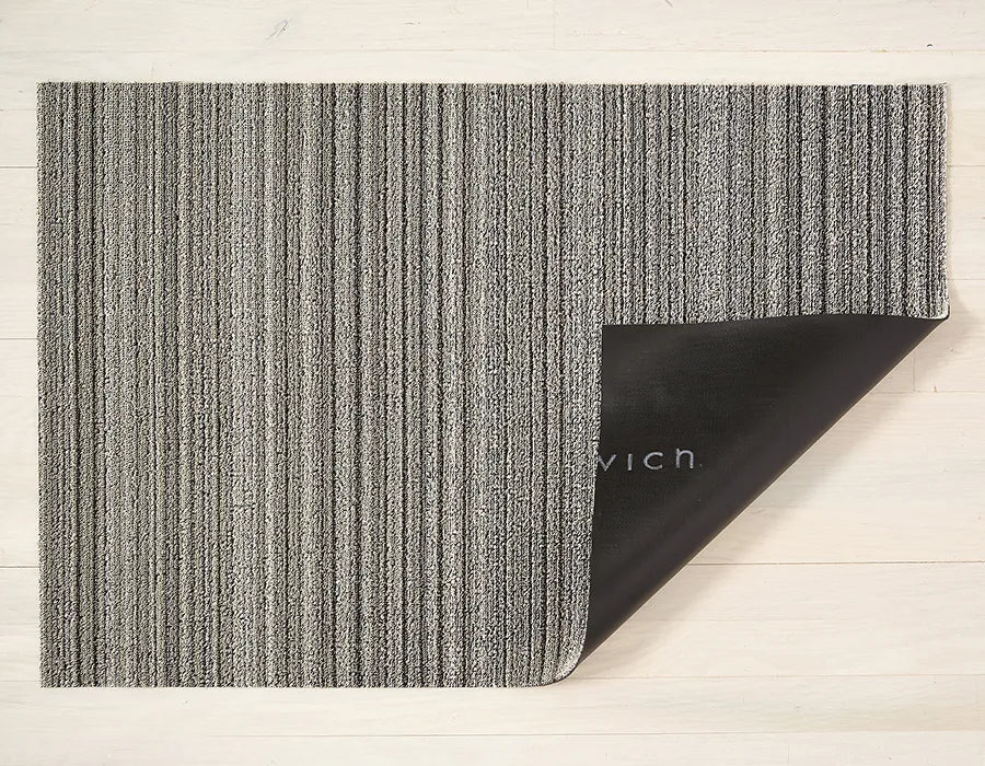 CHILEWICH FLOORMAT SKINNY STRIPE SHAG BIRCH (Available in 3 Sizes)