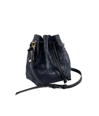 LINDE GALLERY CROSS BODY SHELL ALLIGATOR EMBOSSED - SMALL (Available in 3 Colors)