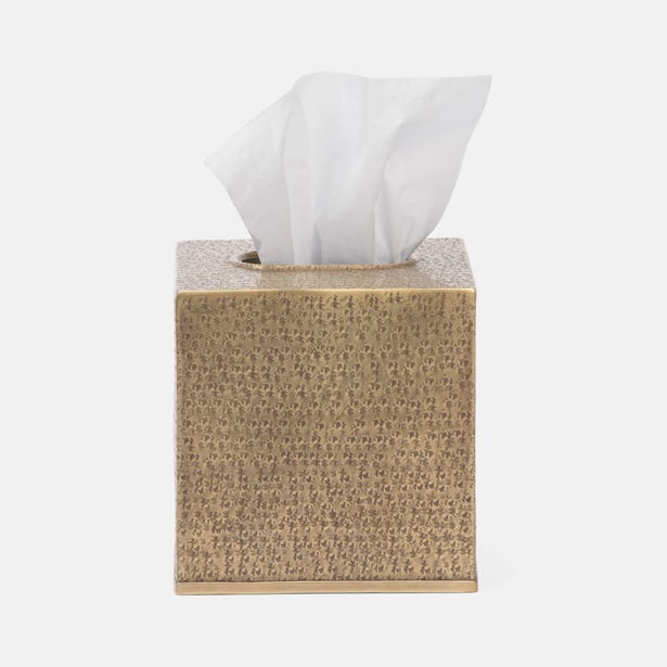 BATH COLLECTION ANTIQUE BRASS PITTED METAL