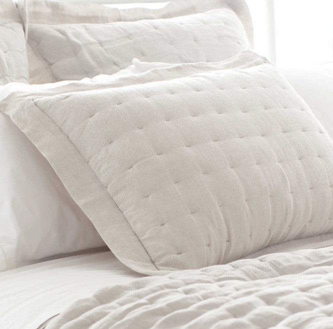 SHAM QUILTED NATURAL (Available in 3 Sizes)