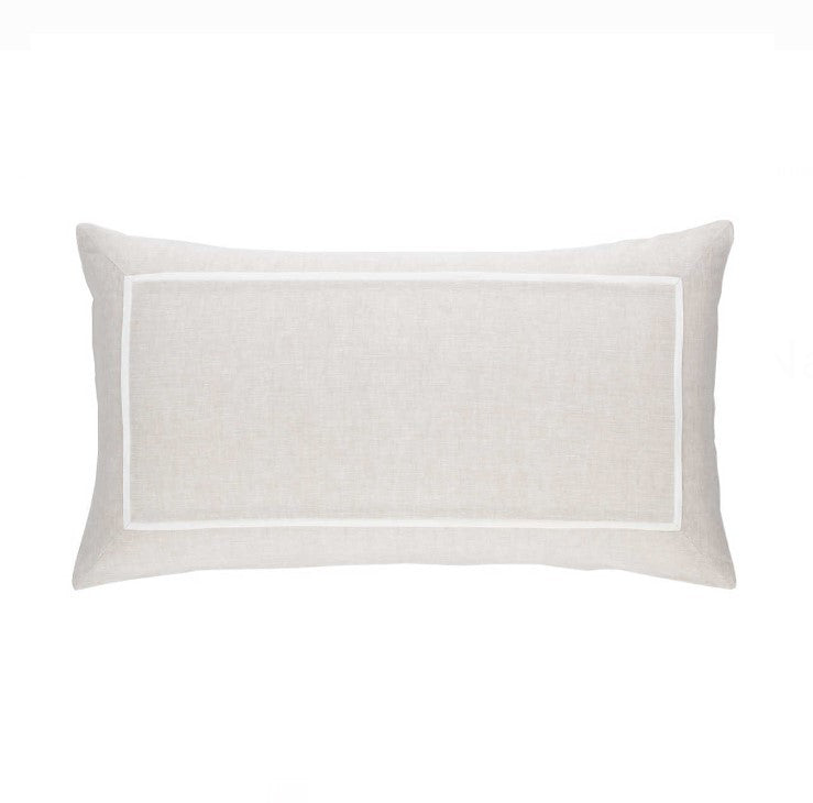 SHAM LINEN WITH WHITE LINE (Available in 3 Sizes and 2 Colors)