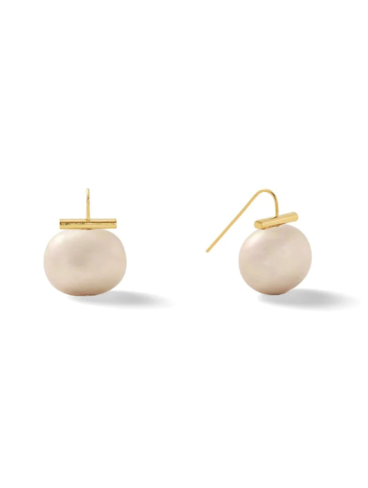 CATHERINE CANINO EARRINGS CLASSIC  PEARL SPHERE LARGE