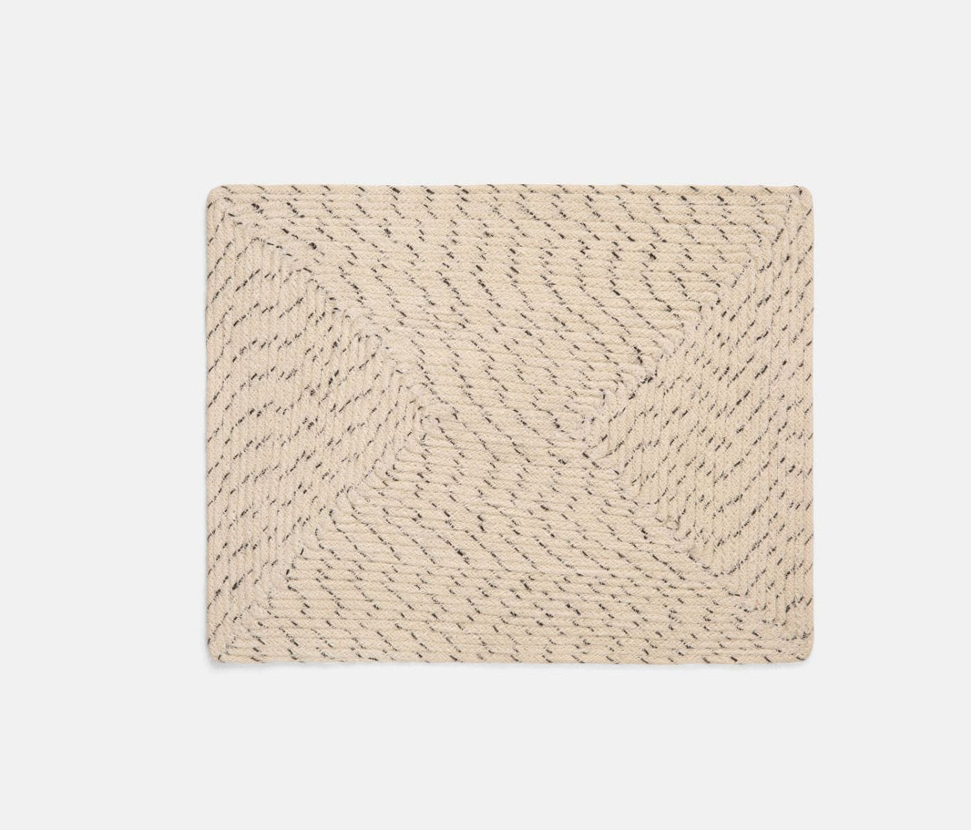PLACEMAT SPECKLED WHITE JUTE