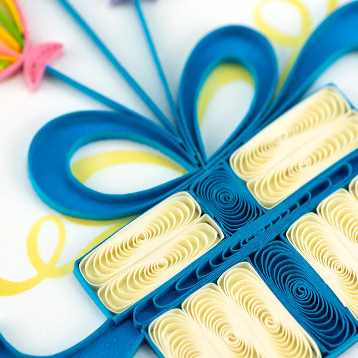 BIRTHDAY GREETING CARD "BALLOON SURPRISE"