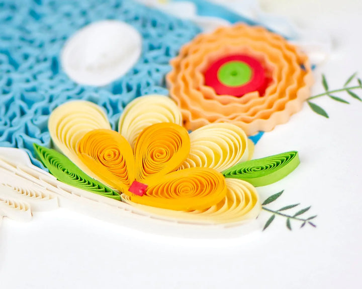 BIRTHDAY GREETING CARD "WHIMSICAL BIRTHDAY CAKE"