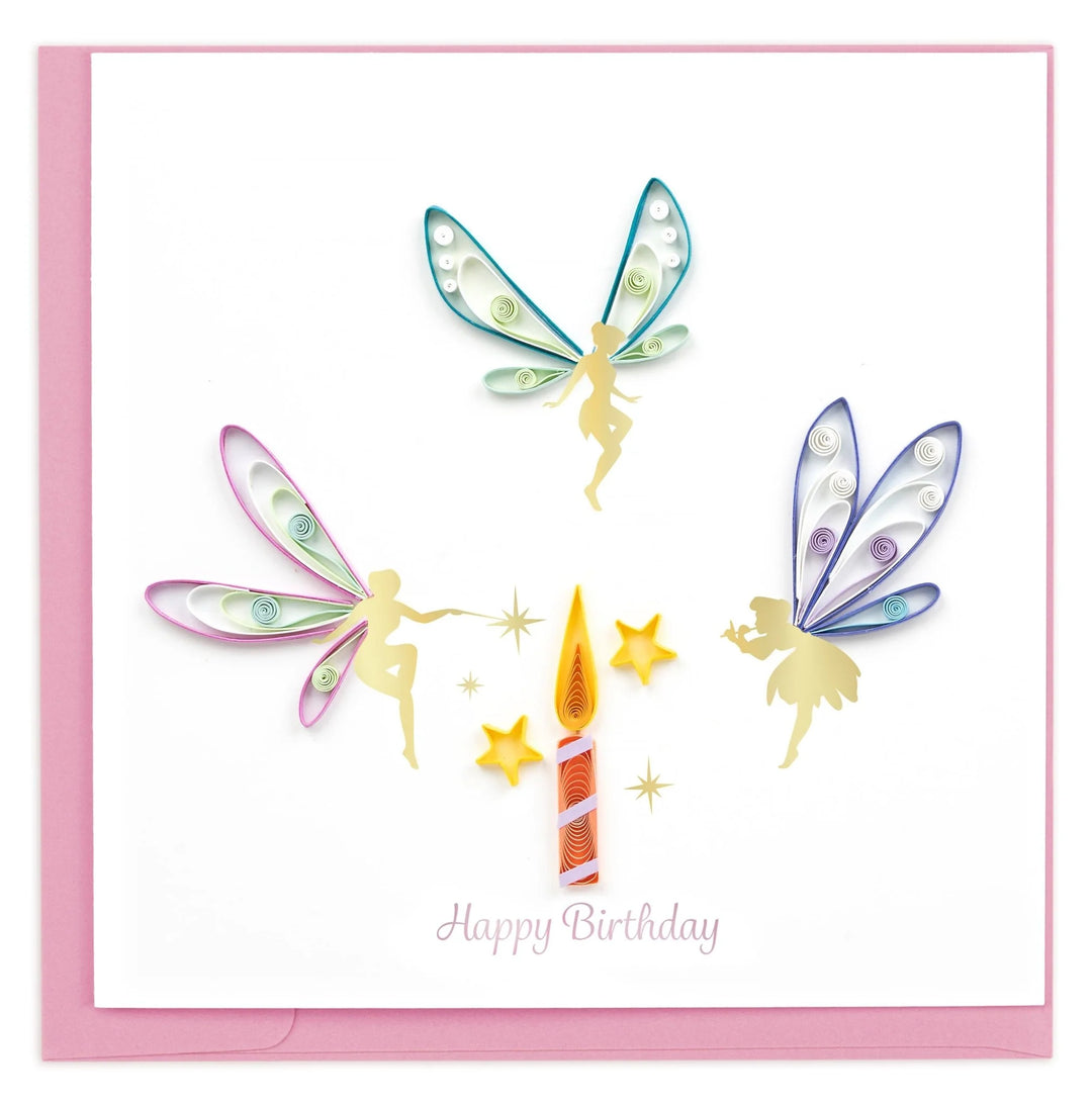 BIRTHDAY GREETING CARD "FAIRIES"