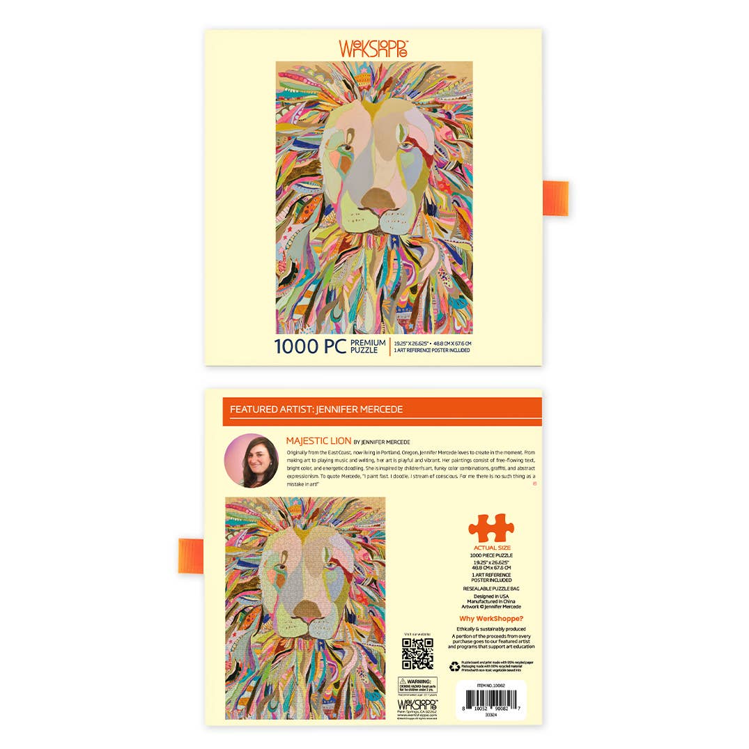 PUZZLE MAJESTIC LION 1000 PIECE