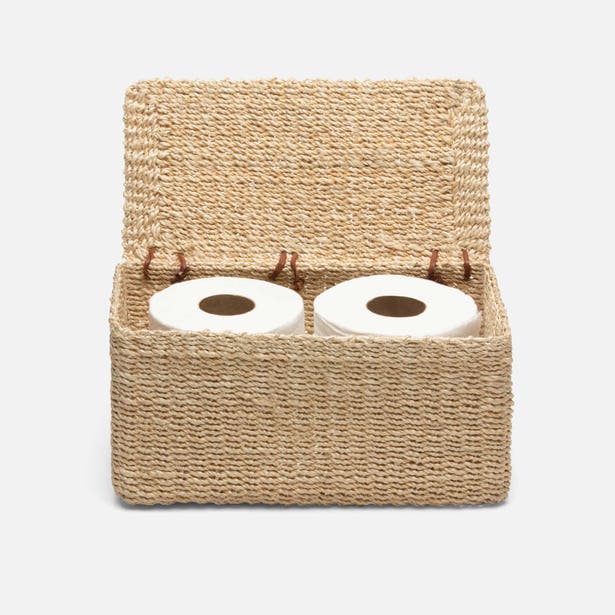 BATH COLLECTION BLEACHED NATURAL ABACA