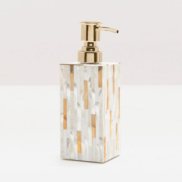 BATH COLLECTION BRASS MIX SHELL/METAL MIX