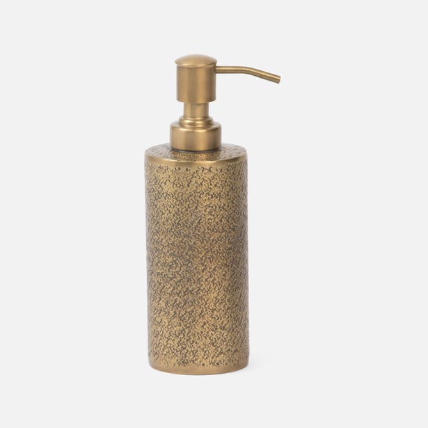 BATH COLLECTION ANTIQUE BRASS PITTED METAL