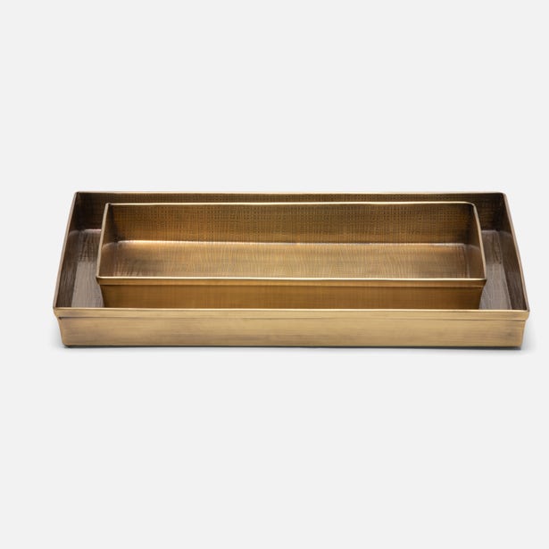 BATH COLLECTION ANTIQUE BRASS TEXTURED STAINLESS STEEL