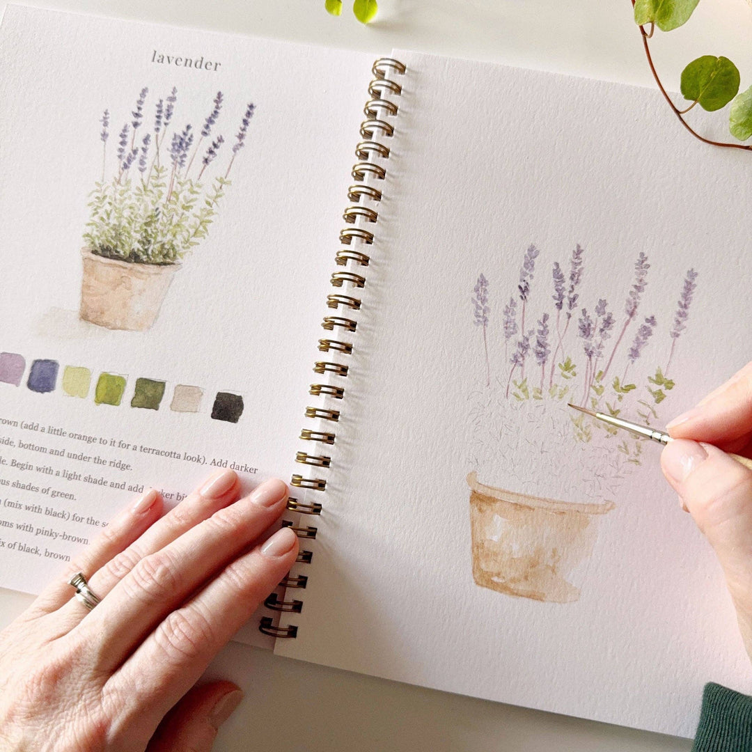 WORKBOOK WATERCOLOR GARDEN