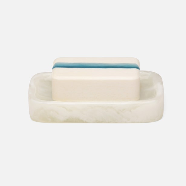 BATH COLLECTION PEARL WHITE CAST RESIN