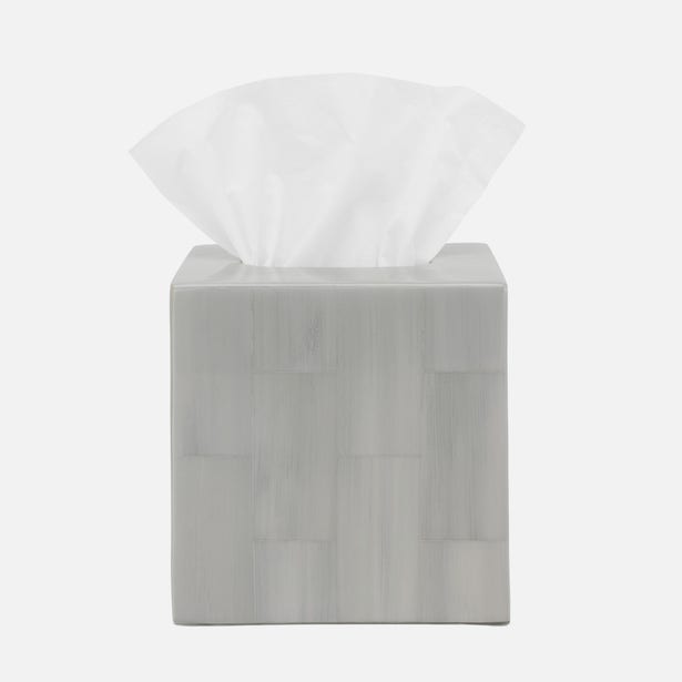 BATH COLLECTION LIGHT GRAY FAUX HORN