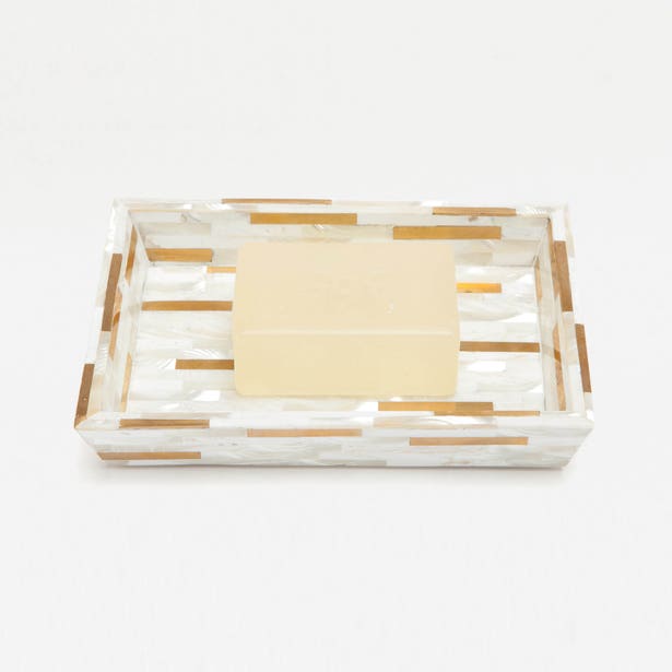 BATH COLLECTION BRASS MIX SHELL/METAL MIX