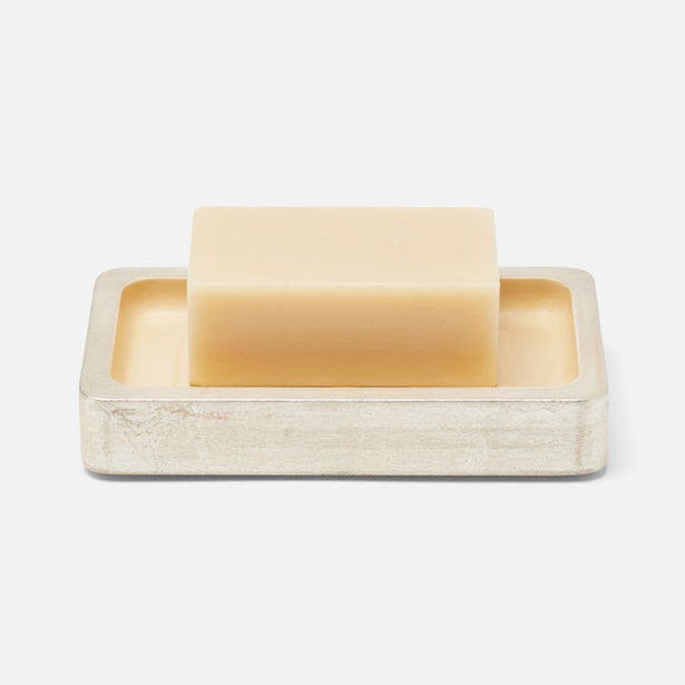 BATH COLLECTION CHAMPAGNE GOLD SILVER LEAF