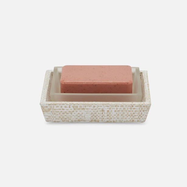 BATH COLLECTION WHITEWASHED BAGOR GRASS