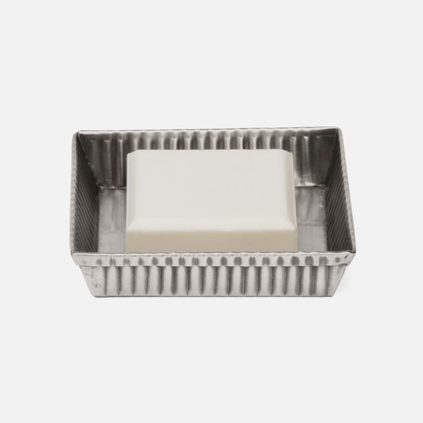 BATH COLLECTION BLACK NICKEL RIBBED METAL