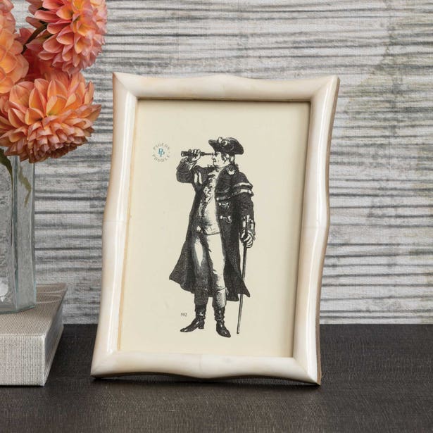 FRAME NATURAL BONE CURVED