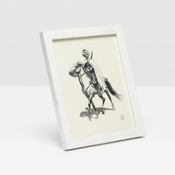 FRAME WHITE LACQUERED EGGSHELL