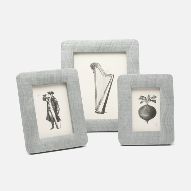 FRAME GRAY SILKEN ABACA