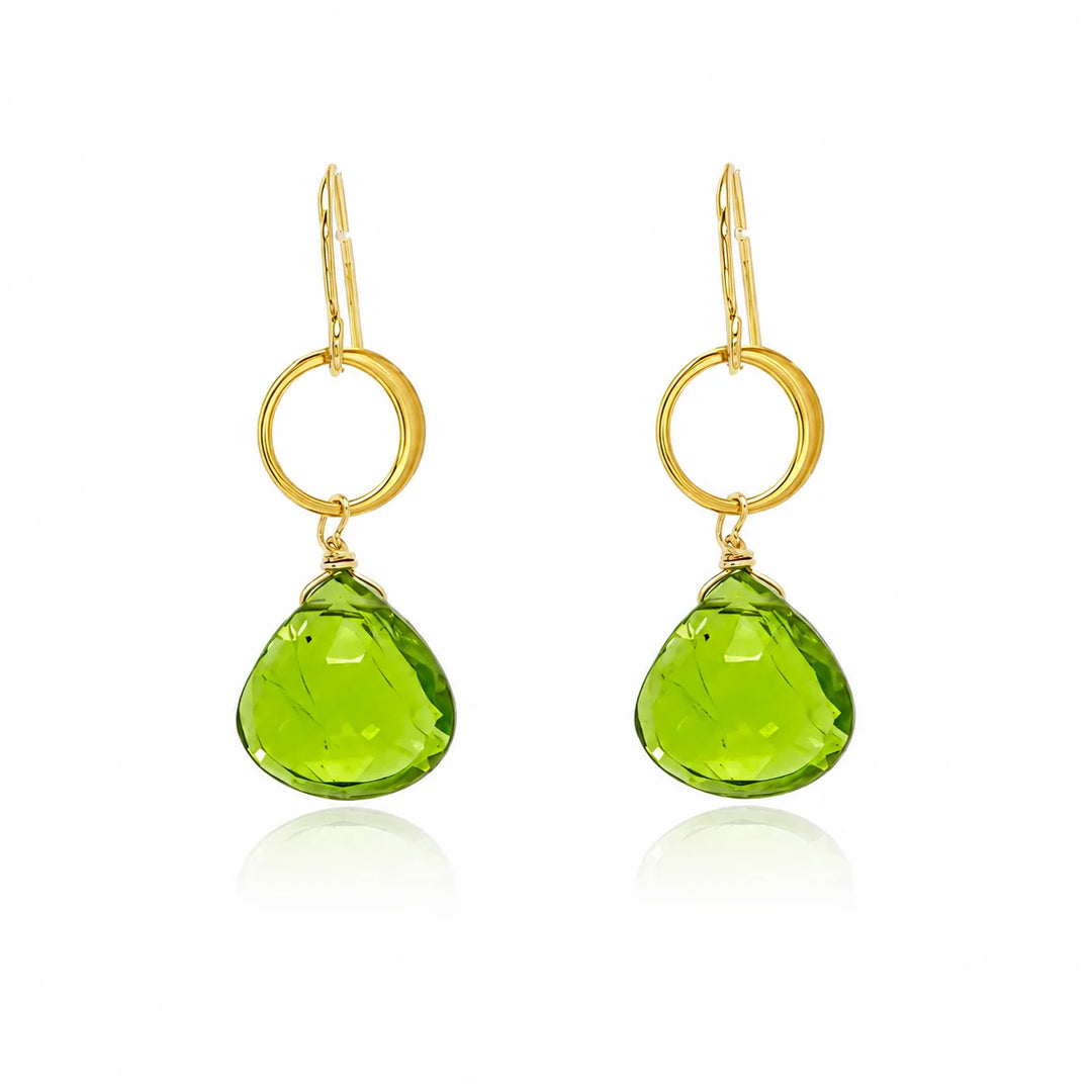 EARRING BLUE MOON PERIDOT