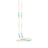 NECKLACE TRIO TURQUOISE SILVER