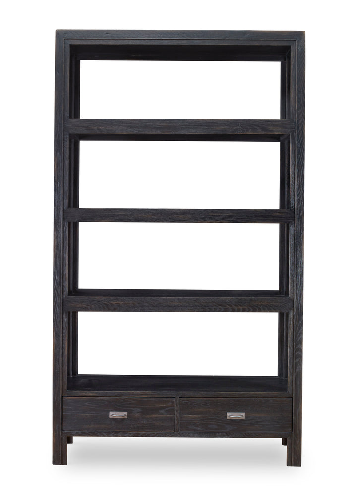 DAWSON BOOKCASE - BLACK RUSTIC