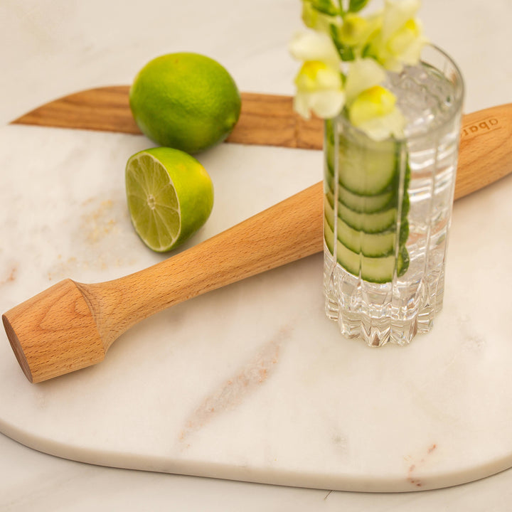 COCKTAIL MUDDLER EXTRA LONG NATURAL
